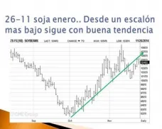 Soja desde un escalon mas bajo, pero sigue con buena tendencia.. a pesar de todo