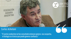 Entrevista a Carlos Achetoni - Presidente de Federacin Agraria Argentina