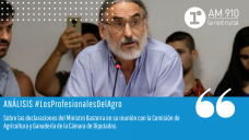 Análisis y audios del Ministro de Agricultura - Luis Basterra