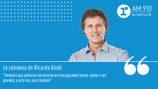 Columna Ricardo Bindi - “Volver a ser grandes”