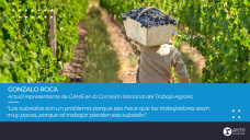 Gonzalo Roca - Paritario suplente de CAME en la Comisin Nacional del Trabajo Agrario