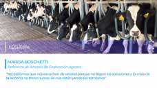 Marisa Boschetti - Referente nacional en lechería de Federación Agraria