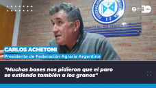Carlos Achetoni - Presidente de Federación Agraria