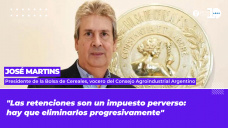 Jos Martins, presidente de la Bolsa de Cereales - Vocero del Consejo Agroindustrial Argentino