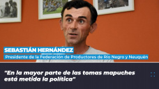 Sebastián Hernández - Presidente de la Federación de Productores de Río Negro y Neuquén