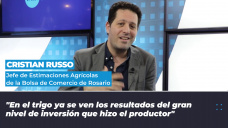 Cristian Russo - Jefe de Estimaciones Agrícolas de la Bolsa de Comercio de Rosario.