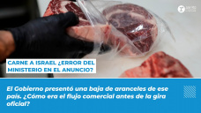 Carne a Israel ¿Error del Ministerio en el anuncio?