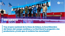 Encuesta: Tras el paro nacional de la Mesa de Enlace, la incertidumbre del futuro del campo continua y La Red Rural le preguntó a los productores ¿Creés que el 