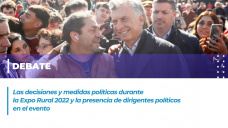 Debate: las decisiones políticas durante la Expo Rural 2022
