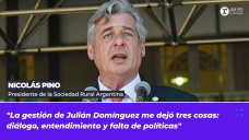 Nicolás Pino - Presidente de la Sociedad Rural Argentina