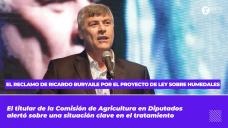 El reclamo de Ricardo Buryaile por el proyecto de Ley sobre Humedales 