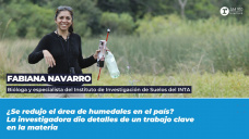 Fabiana Navarro - Bióloga especialista del Instituto de Investigación de Suelos del INTA