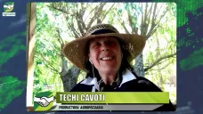 La productora Techi Cavoti desde su plantación en el Delta y la 