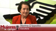 MDC: Trabajar el campo día a día es arte y creatividad, nos cuenta una escultora; con N. Dippolito