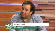 Si Alberto gana va a tener la oposición más fuerte de la historia; con Manuel Font