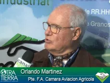 TV: La aplicación aérea de agroquímicos abarca entre 10 y 12 millones de has. al año; con O. Martínez