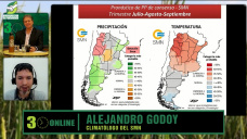 Categora de precipitaciones y probabilidades para el 3 trimestre; con Alejandro Gogoy - clima SMN