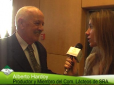 TV: Argentina no va a tener que importar leche- entrev. A. Hardoy, productor y miembro del Comit de Lcteos de SRA 