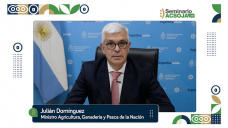 Habló por TV el nuevo ministro Julián Dominguez: 