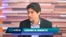 Leo De Benedictis y una reactivación temporaria de lluvias que caería en Diciembre