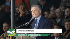 El discurso del Presidente Macri que motiv al campo en La Rural