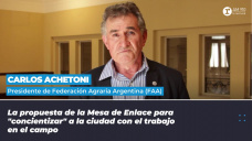 Carlos Achetoni, presidente de Federacin Agraria Argentina (FAA)