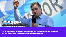 Carlos Achetoni - presidente de Federación Agraria Argentina (FAA)