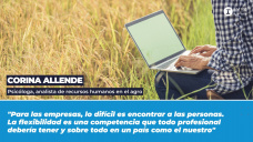 Corina Allende, psicóloga, analista de recursos humanos en el agro 