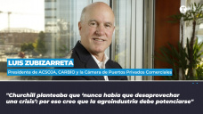 Luis Zubizarreta, presidente de ACSOJA, CARBÍO y la Cámara de Puertos Privados Comerciales. 