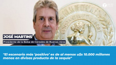 Jos Martins, presidente de la Bolsa de Cereales de Buenos Aires 