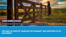 José María Bauza, presidente de la Cámara Argentina de Inmobiliarias Rurales (CAIR).