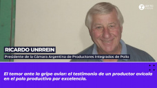 Ricardo Unrrein, presidente de la Cámara Argentina de Productores Integrados de Pollos