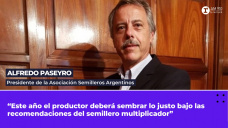 Alfredo Paseyro, presidente de la Asociación Semillera Argentina