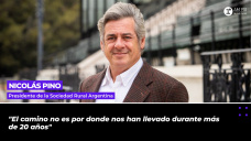 Nicolás Pino, presidente de la Sociedad Rural Argentina