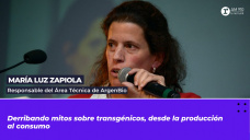 María Luz Zapiola, responsable del Área Técnica de ArgenBio