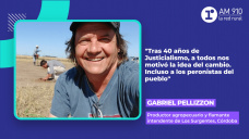 Gabriel Pellizzon, productor agropecuario y flamante intendente de Los Surgentes, Córdoba.