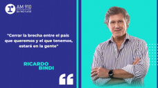 Columna Ricardo Bindi: Cerrar la brecha entre el país que queremos y el que tenemos, estará en la gente