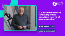 José María Lojo, presidente del Consorcio de Gestión del Puerto La Plata.