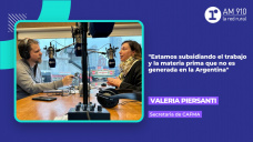 Valeria Piersanti, secretaria de CAFMA