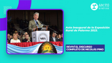 Reviví el dicurso completo de Nicolás Pino