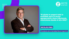 Nicols Pino, presidente de la Sociedad Rural Argentina
