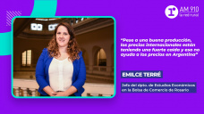 Emilce Terré, jefa del departamento de Estudios Económicos en la Bolsa de Comercio de Rosario