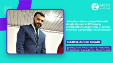 Maximiliano Di Cesare, gerente general de la Asociación de Productores, Empacadores y Exportadores de Ajos de Mendoza