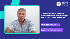Walter Malfatto – productor de Bragado, Bs As - dirigente de Federación Agraria
