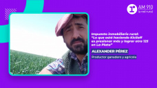 Alexander Pérez – Productor ganadero y agrícola