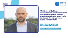 Gustavo Puccini, Ministro de Producción de Santa Fe