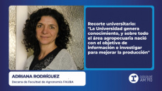 Adriana Rodríguez - Decana de Facultad de Agronomía FAUBA