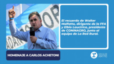 Homenaje a Carlos Achetoni