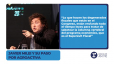 Javier Milei y su paso por Agroactiva