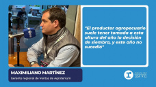 Maximiliano Martínez, gerente regional de Ventas de Agroterrum